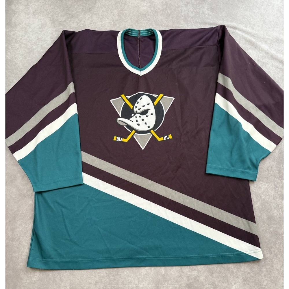 VTG NHL‎ Anaheim Might Ducks CCM 90's Men's Sz XL Hockey Jersey